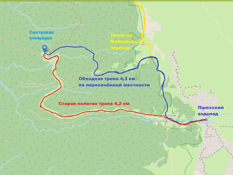 Карта водопадов россии