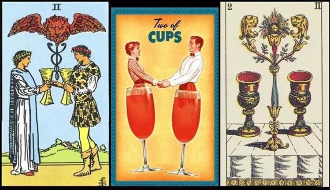 Двойка Кубков - хорошая карта