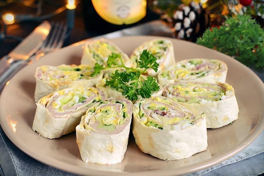Лаваш с начинкой рецепты