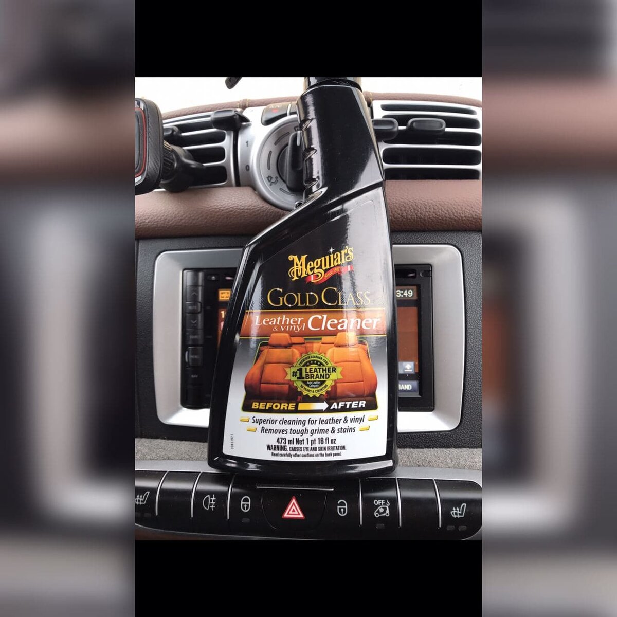 Meguiars Gold Class leather & vinyl Cleaner. Фото автора канала.