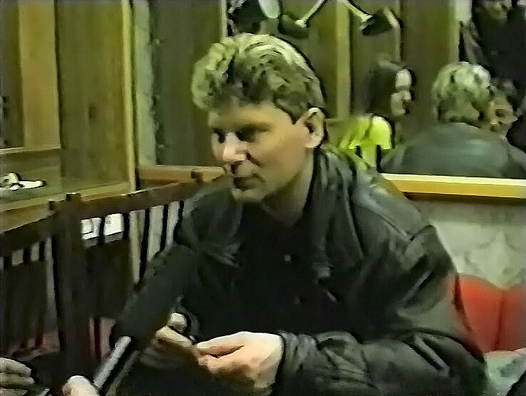 Интервью после концерта в г. Томск, декабрь 1998 года (скриншот)