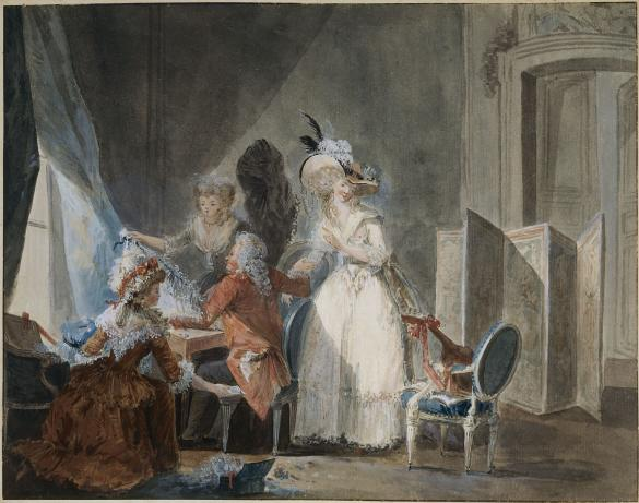 "Модистки", Филибер-Луи Дебюкур, 1780-е. (сс) Wikimedia Commons