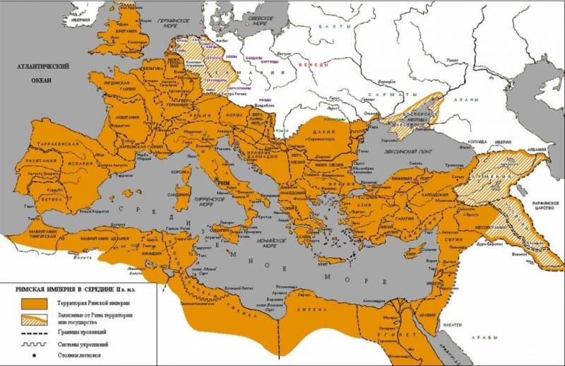 Римская империя на пике своего могущества