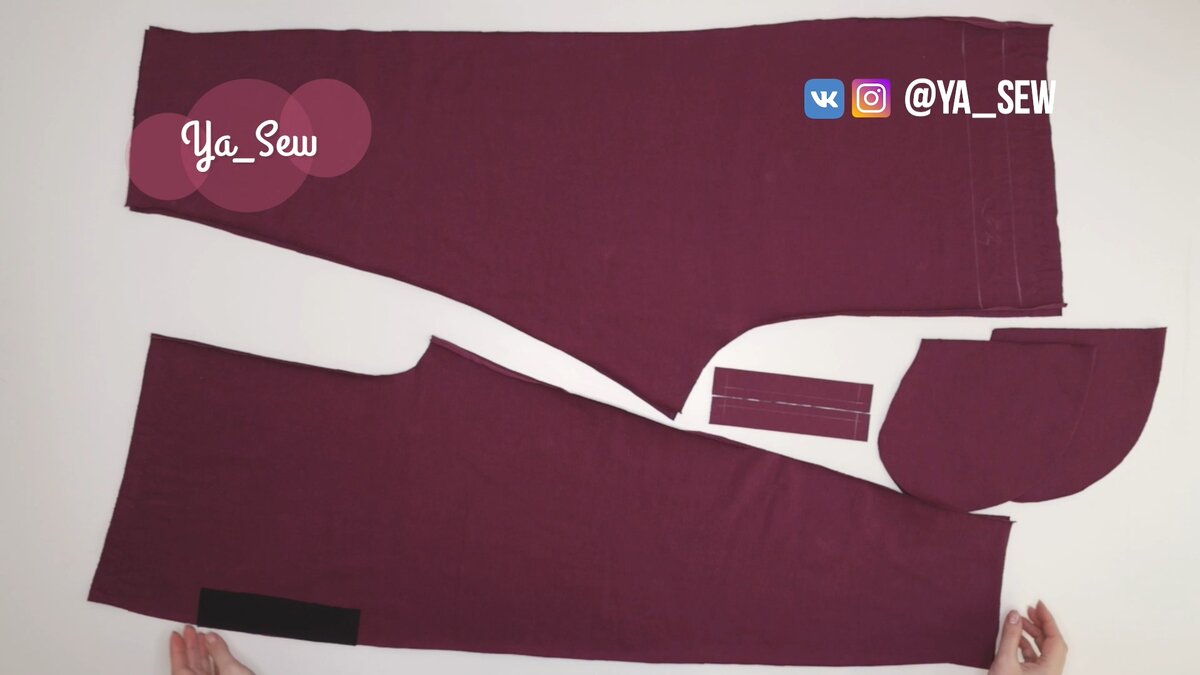 Проклеить разметку кармана, место под люверс, детали листочки.