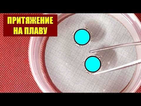 Пример может быть и не очень удачный, поскольку на шарики по мимо прочего действуют другие силы (атмосферное и гидростатическое давление), но тем не менее