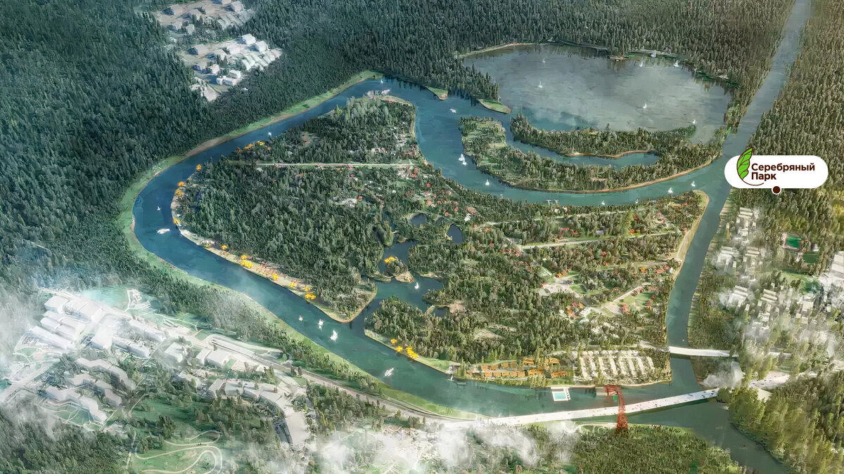 Панорама Серебряного Бора