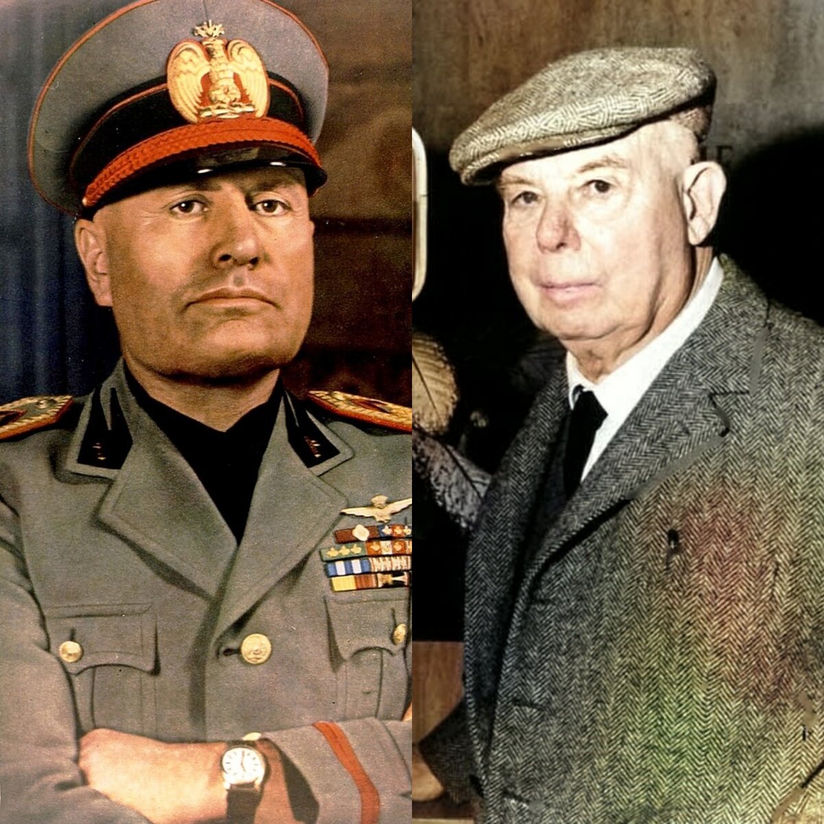 Б. Муссолини / Ж. Ренуар