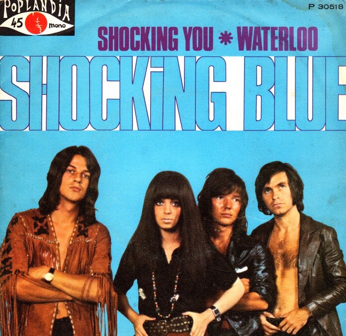 Обложка испанского сингла "Shocking You" нидерландской рок-группы Shocking Blue