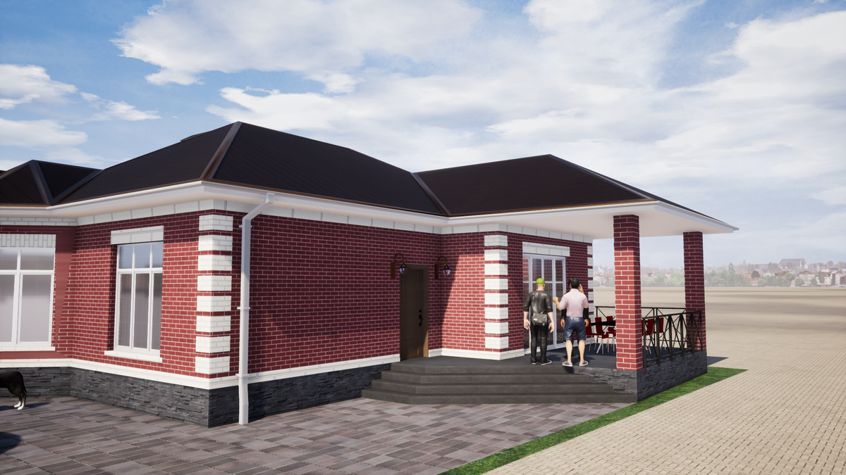 Одноэтажный дом ?? 100 метров квадратных. | Чагаров Архитектор | Дзен