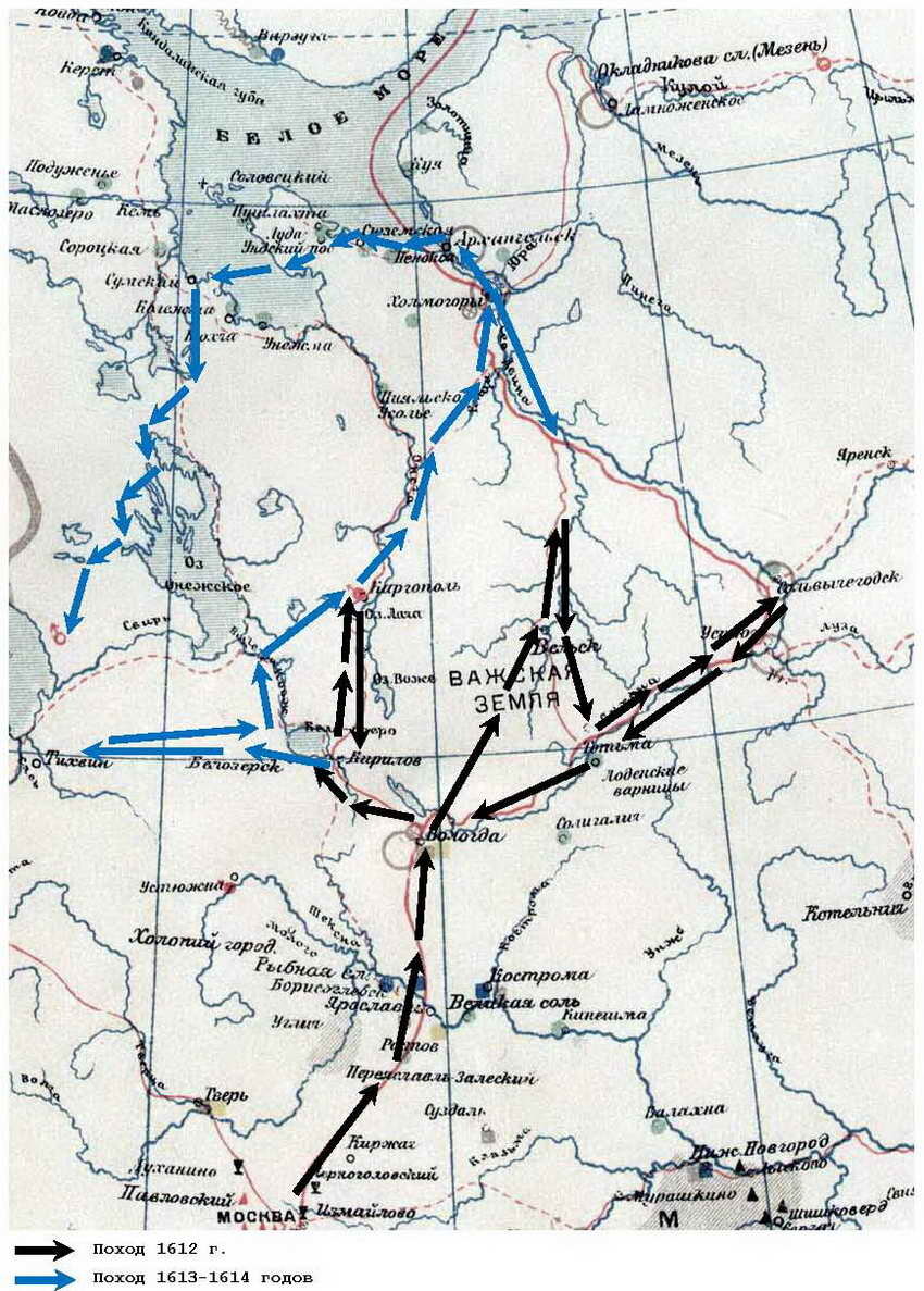 Московская битва 1612 года карта