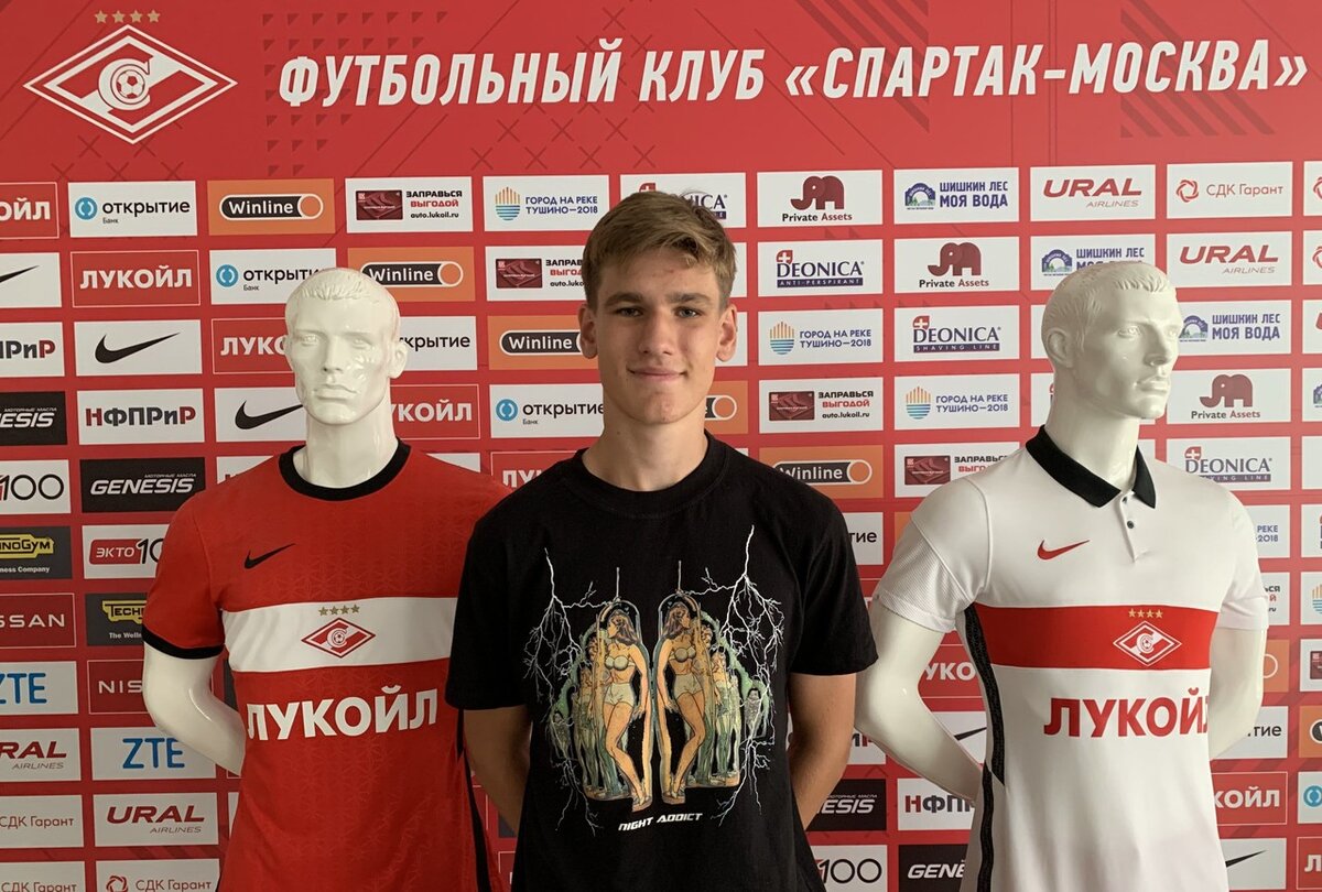 Артём Быковский, уроженец Воронежа, в "Спартаке" с лета 2021 года