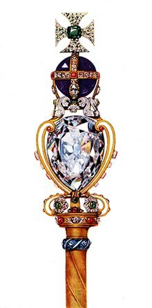 Изображение скипетра из источника по ссылке https://ru.wikipedia.org/wiki/Скипетр_Эдуарда_VII