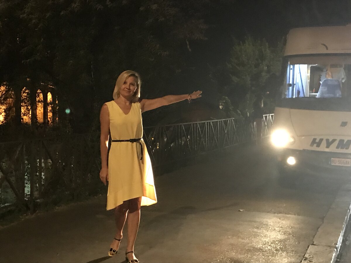 Путешествие по Италии. Рим.Вечерний колизей.