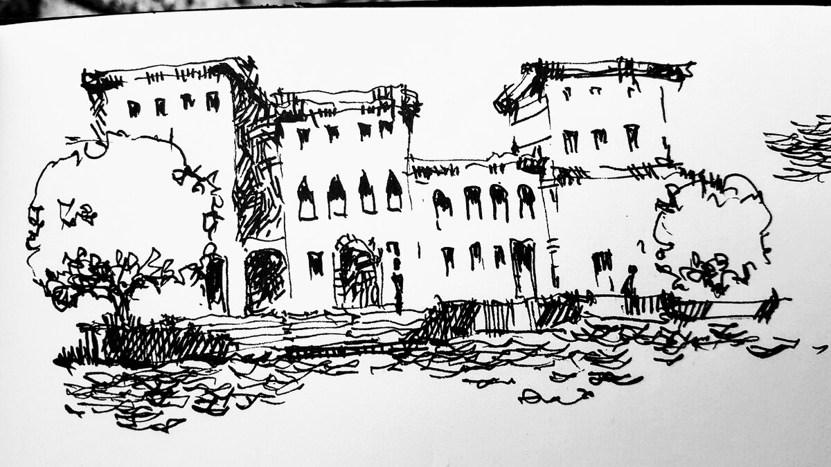 Скетчинг Эдуард Кичигин - Венеция