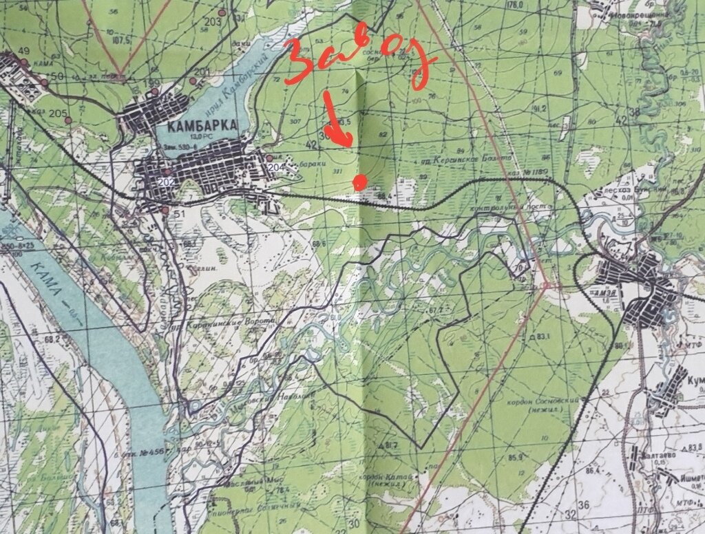 Карта камбарка нефтекамск