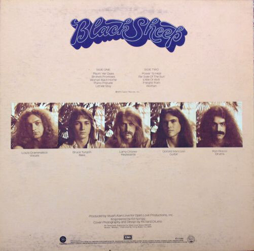 First LP back cover