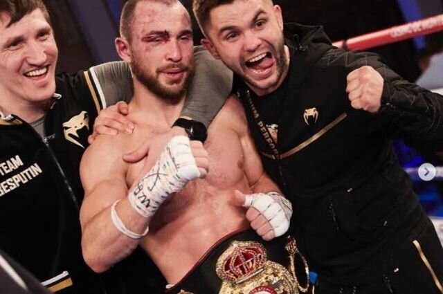  Мечта Александра стать чемпионом по версии WBA World сбылась © / Александр Беспутин / Из личного архива