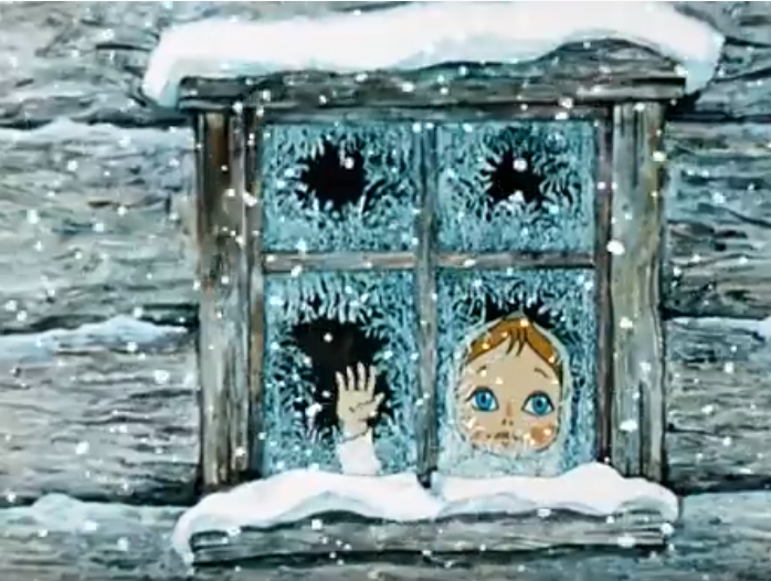 Кадр из мультфильма, скриншот "Серебряное копытце"
