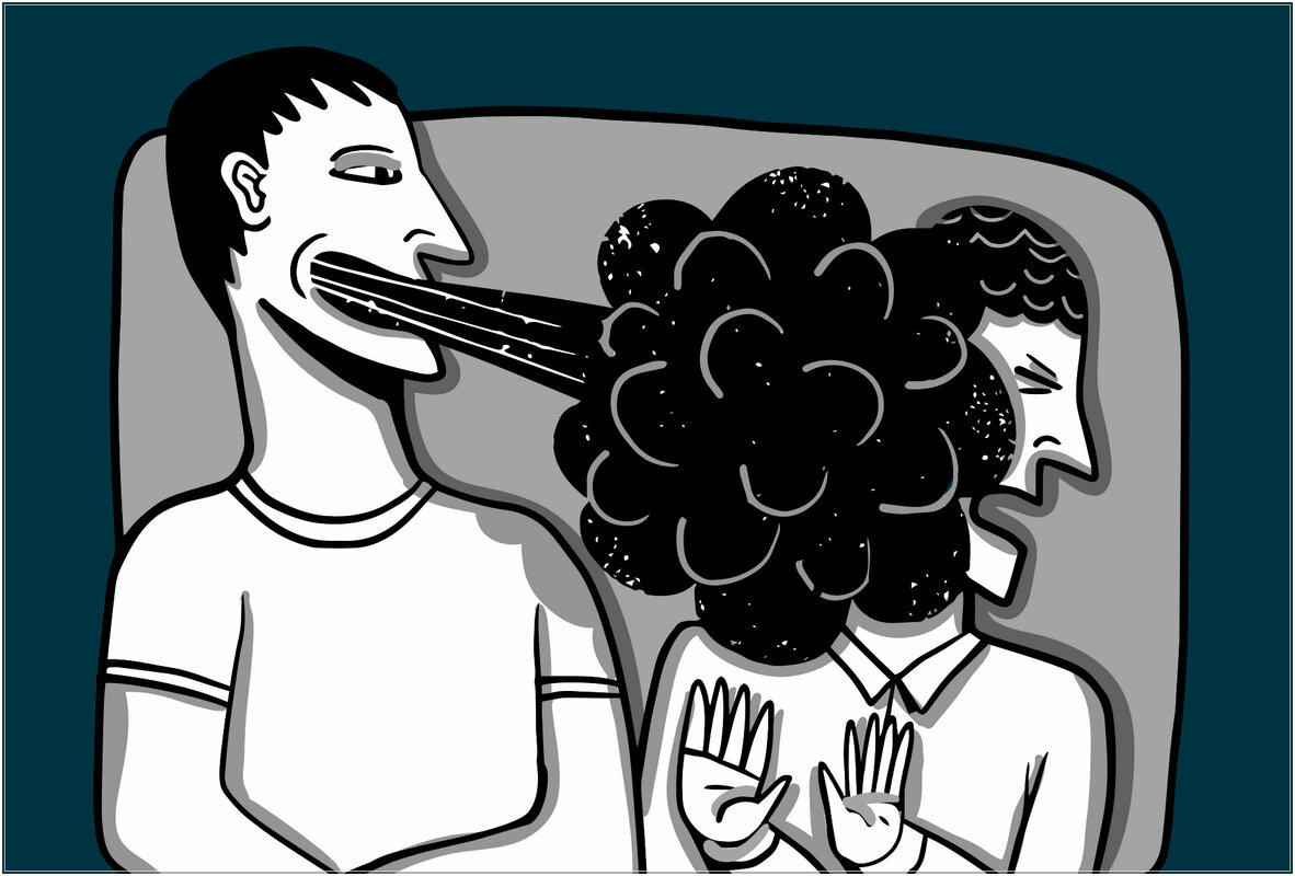 ~ Токсичный человек и его жертва. Зло и добро - всё просто, и никаких компромиссов! ~ Изображение с сайта Pinterest.com