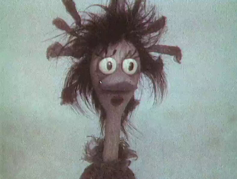 Кадр из мультфильма "Влюбчивая ворона"