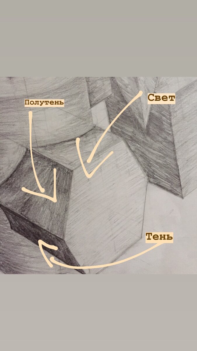 В данной композиции нет падающей тени, но это не смертельно.