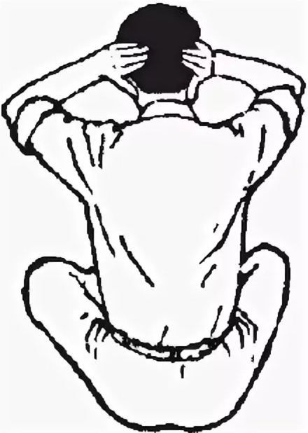 Позиция рук в начале упражнения. Иллюстрация из открытых источников