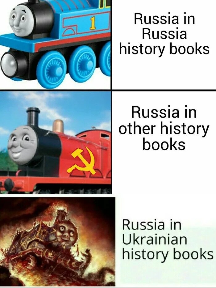 Россия в русских книгах истории, Россия в других книгах истории, Россия в Украинских книгах истории