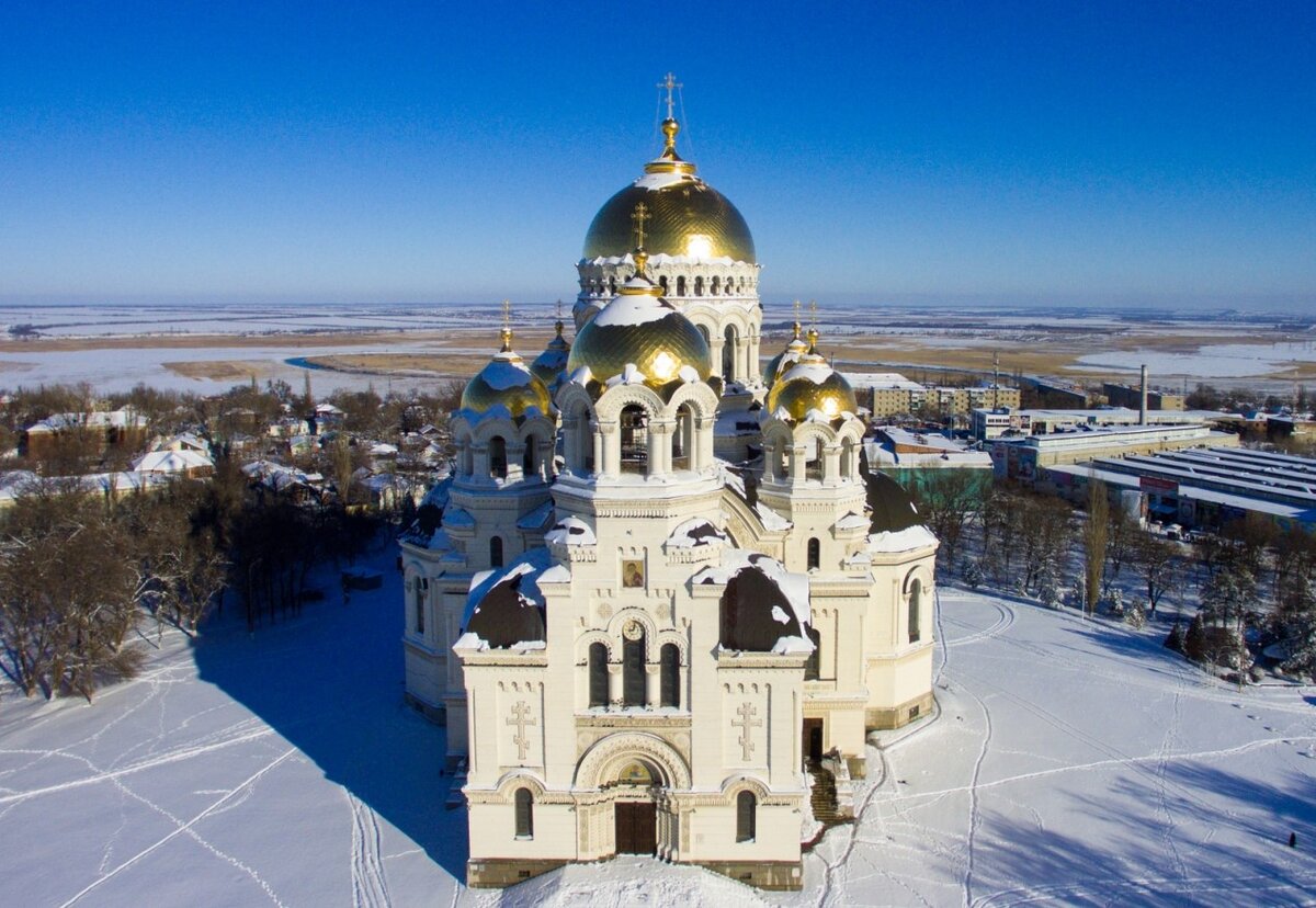 Новочеркасский собор зимой