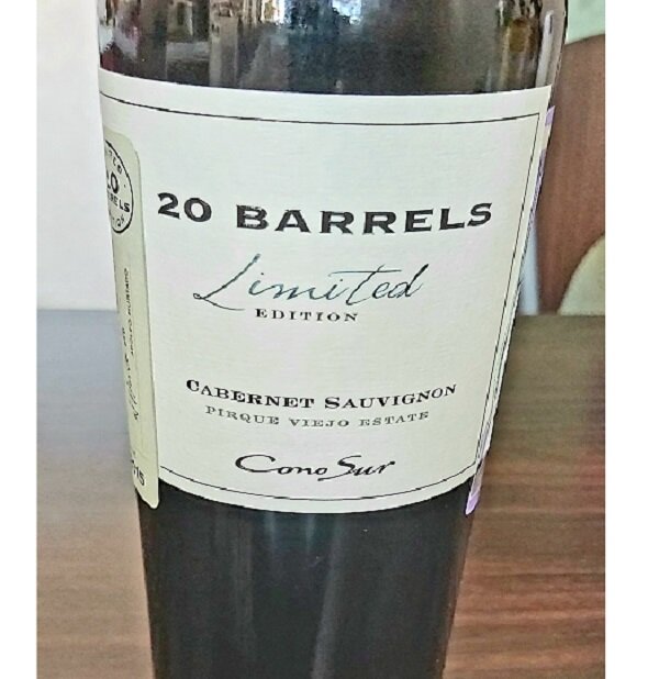 Cabernet Sauvignon, 20 Barrels, Cono Sur, 2015
