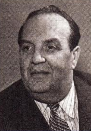 Советский конферансье, актер и юморист Михаил Наумович Гаркави. 1958 год
