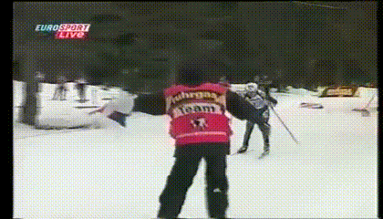 ЧМ-2001. Поклюка. Женская эстафета.