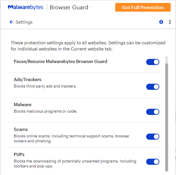 Guard extensions. Malwarebytes browser Guard. Guardian settings. Расширение для браузера маркер.