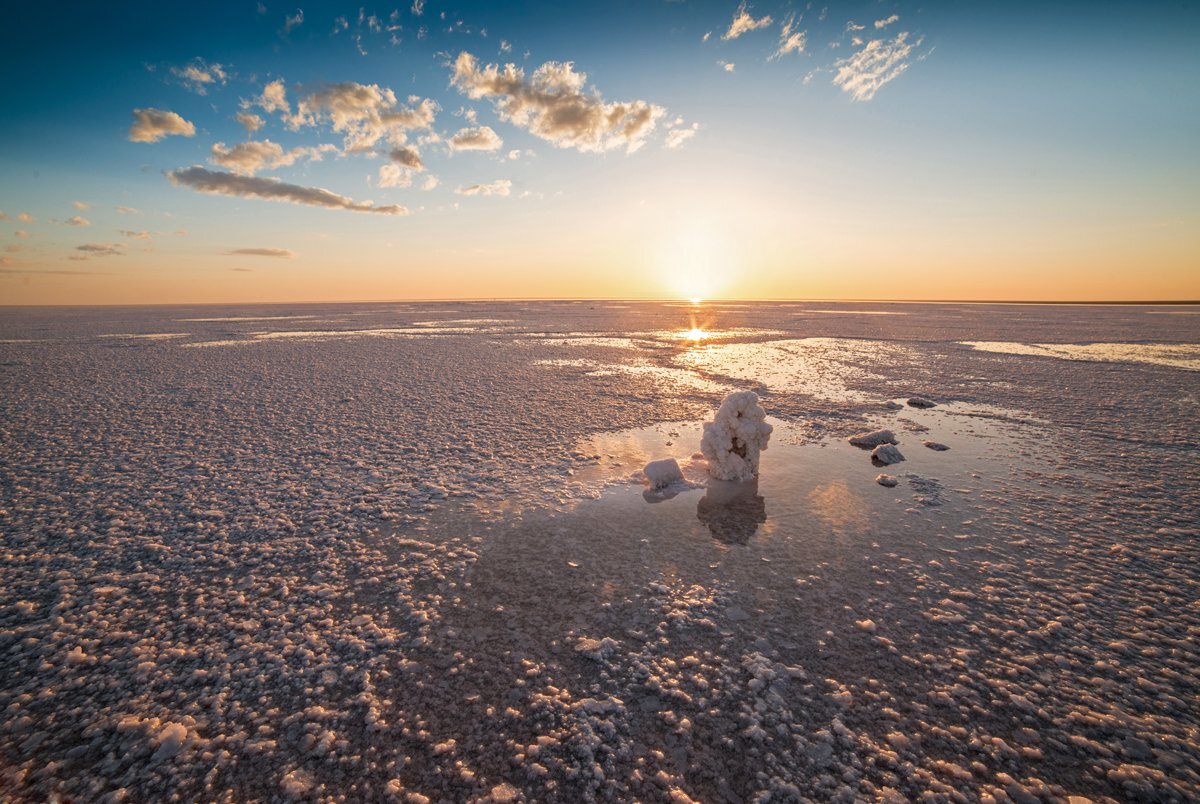 Фото с озера эльтон