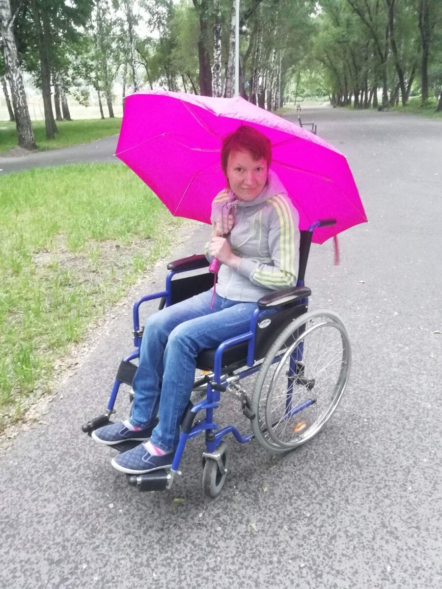 Любаня на прогулке июль 2019г. Фото взято из личного архива автора.