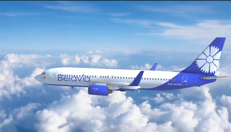 Belavia запрет на рейсы в Россию продлен