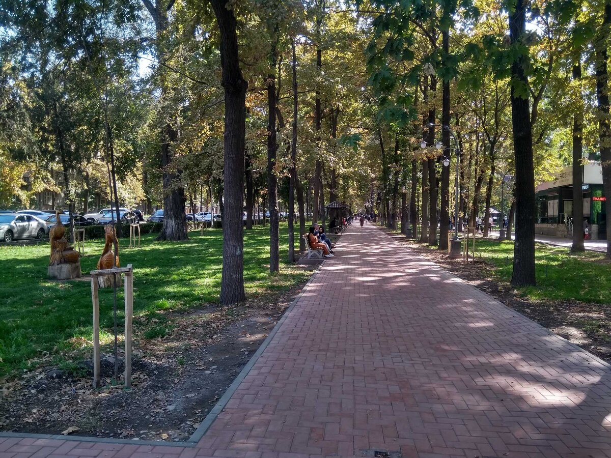 Парк в центре города