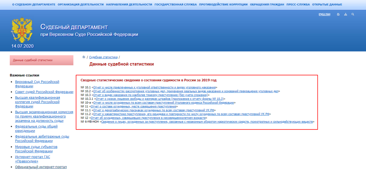 Сайт департамента статистики. Судебный Департамент при Верховном суде Российской Федерации. Управления судебного департамента при Верховном суде РФ.