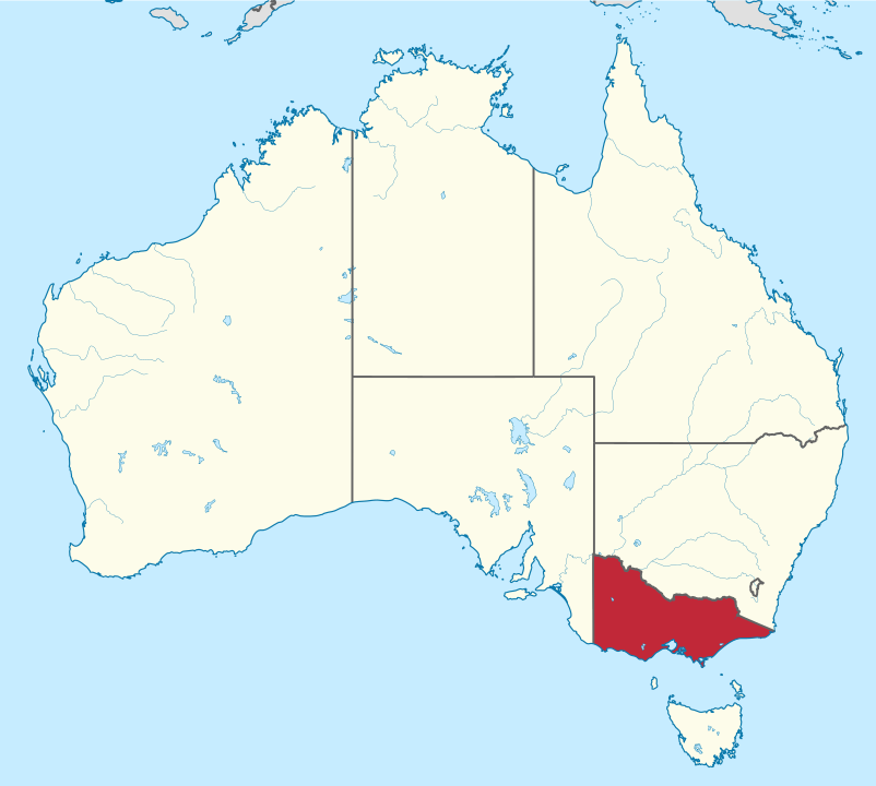 Australia, Victoria state. 
Photo courtesy to: https://en.wikipedia.org/wiki/Victoria_%28Australia%29