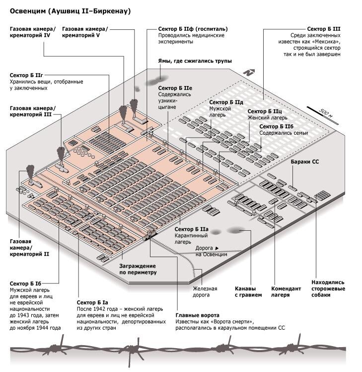 Карта освенцима на русском