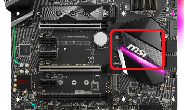 Пример 3: материнская плата от MSI (Источник фото - официальный сайт MSI https://ru.msi.com/)