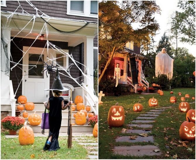 9 идей, как украсить свой дом на Хэллоуин