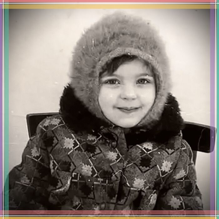 Ирина Пегова в детстве.
