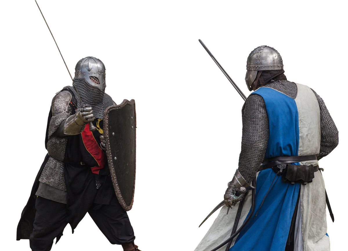 Кредитор и должник. Холст, масло.