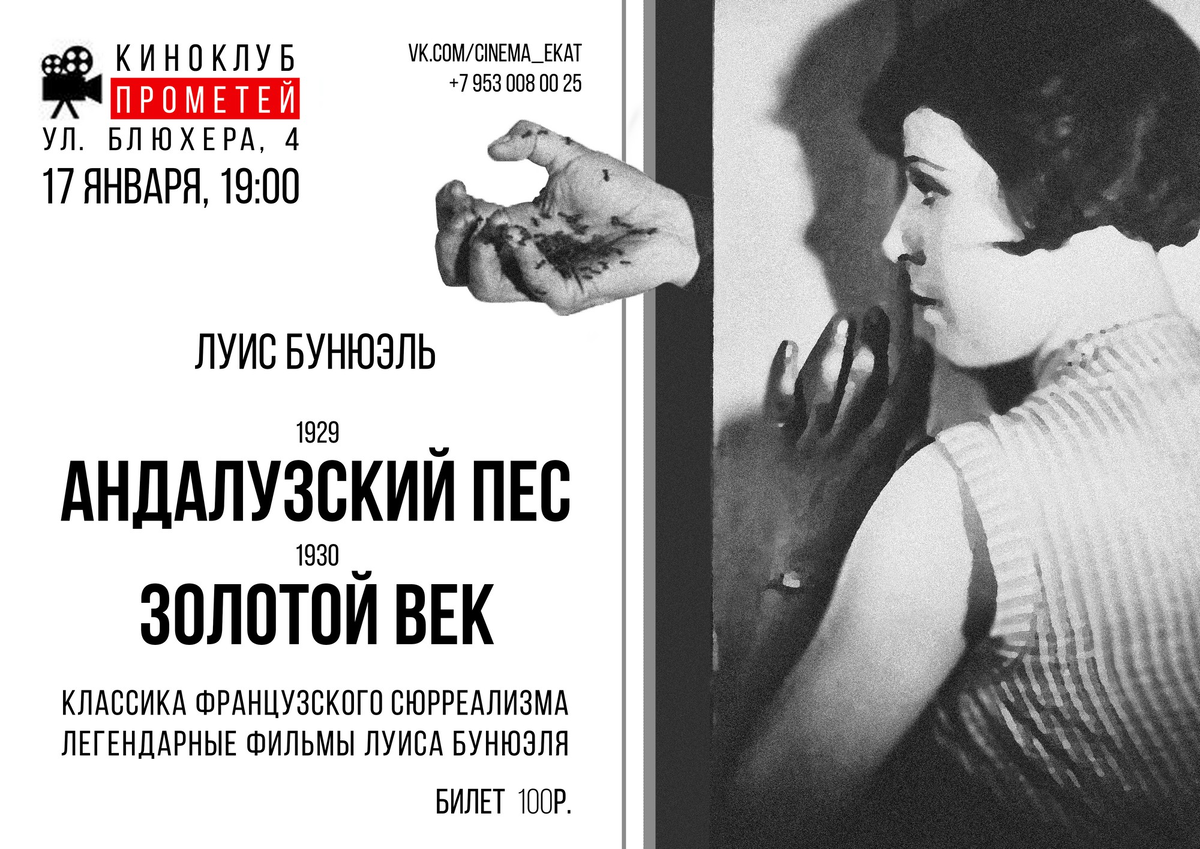 В 2019 году мы устраивали сдвоенный показ Бунюэля. Было очень интересно! 