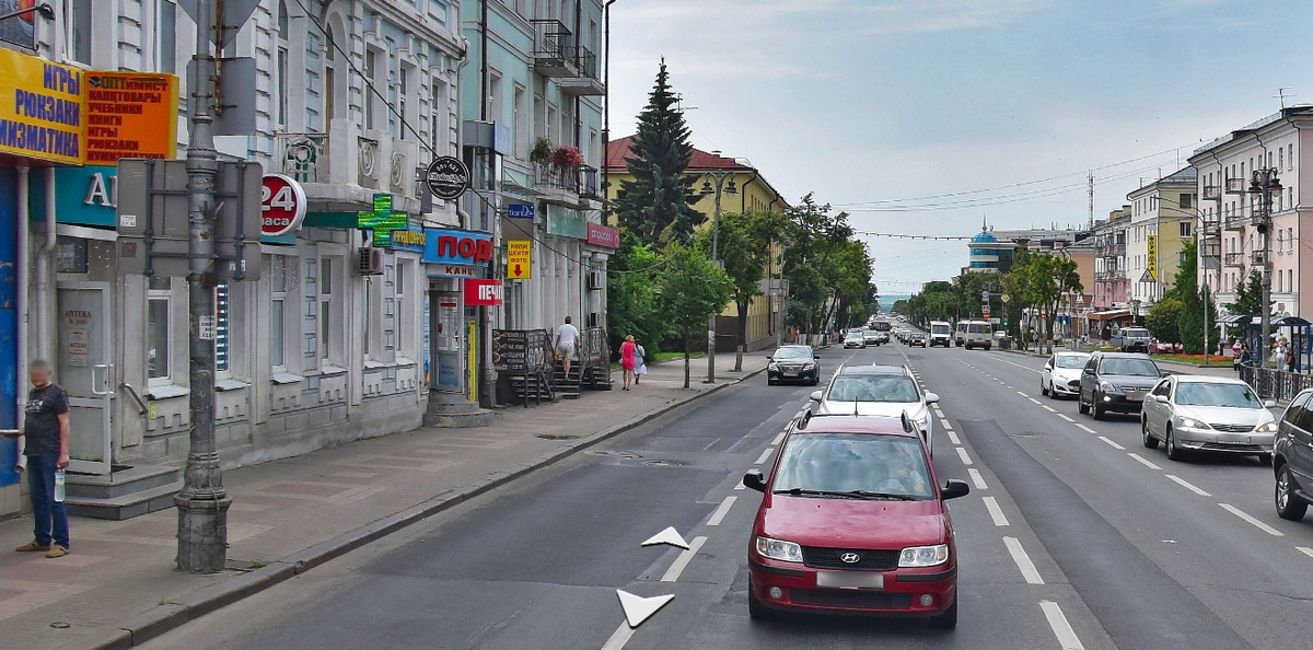 Здания сохранились по сей день, ул. Ленина 95 и 97. Фото с Яндекс Панорама датировано 2020 годом. 