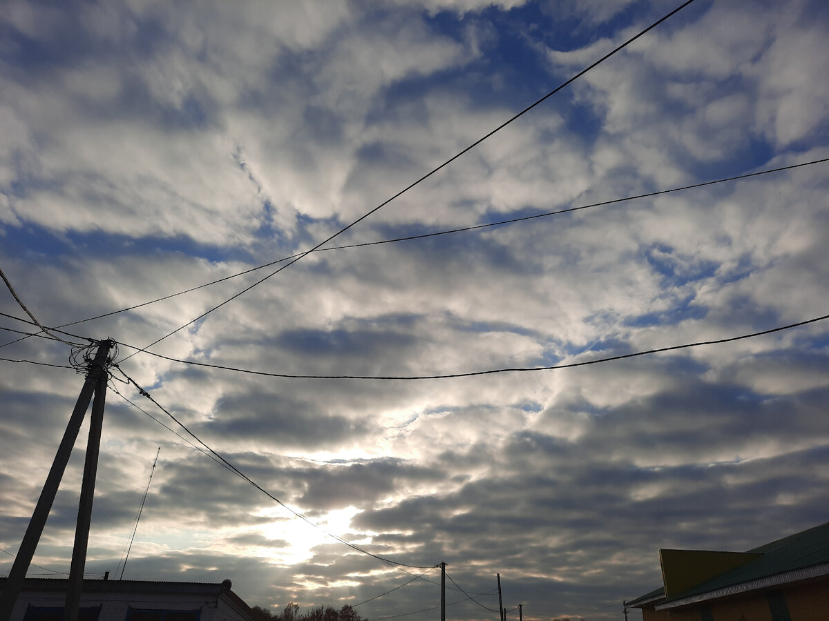 Вчера только на фото небо меня хватило 