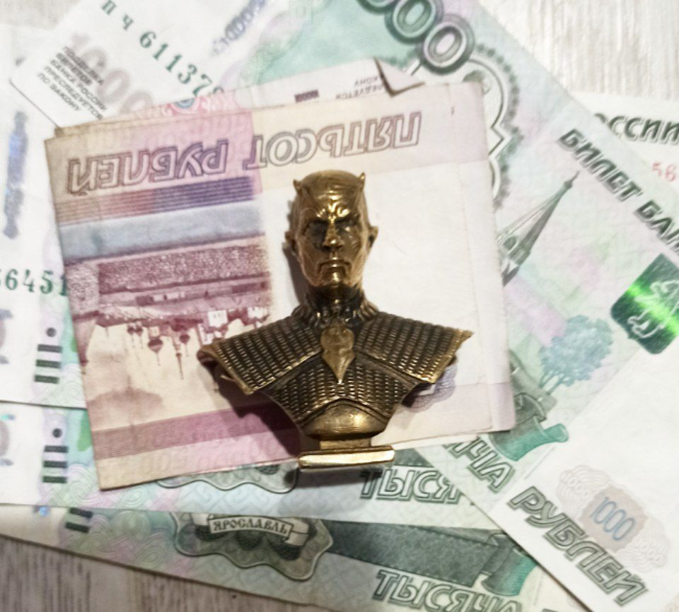 Бронзовый бюст "Король Ночи" из сериала Игра Престолов