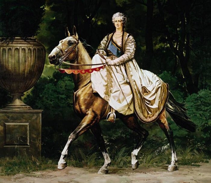 Как появилась легенда об особой привязанности Екатерины II к коням |  Антикварная Кубань | Дзен