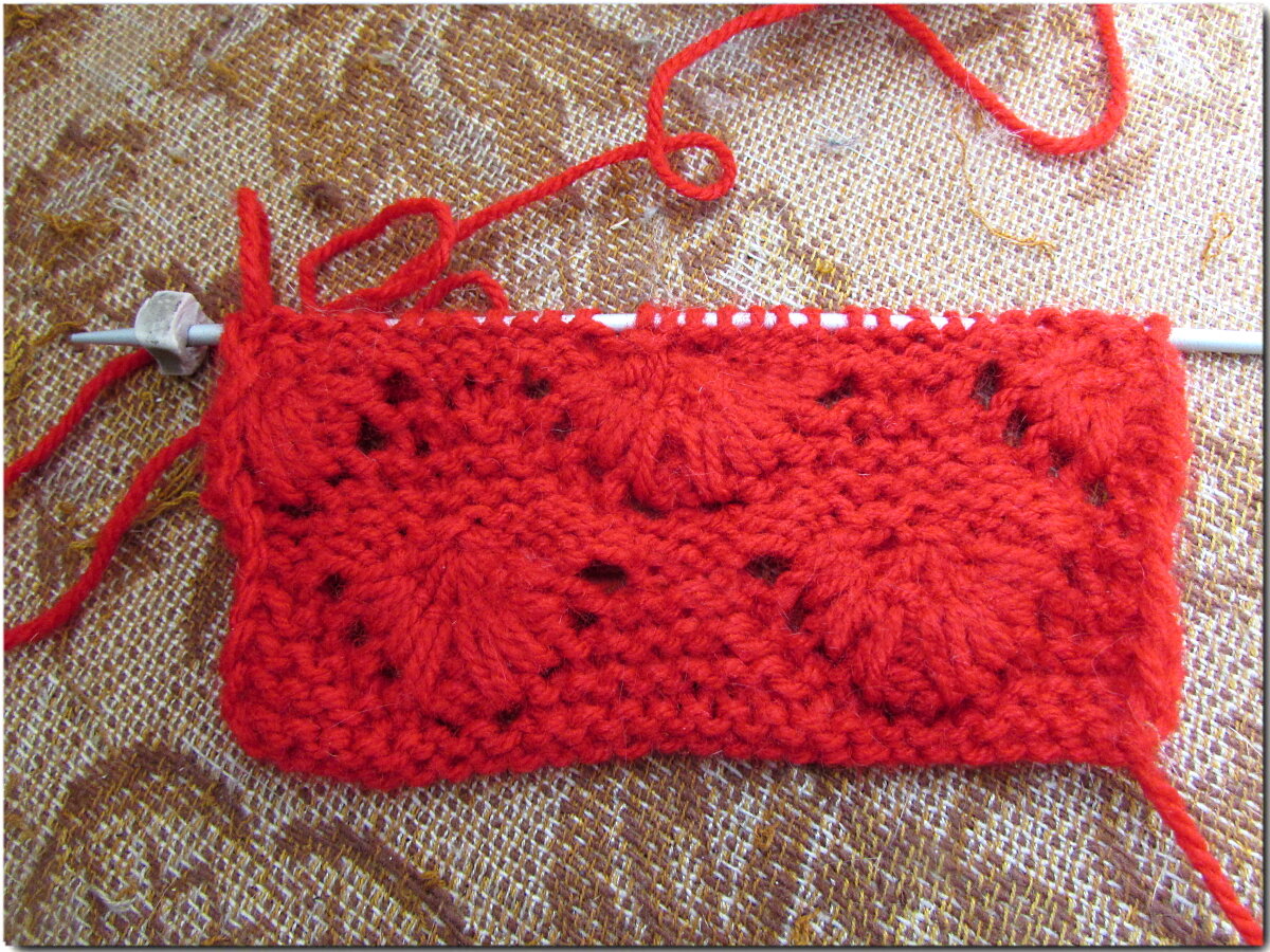 Изнаночная сторона узора