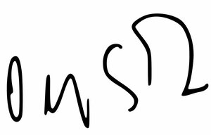 Подпись Олафа Шольца.